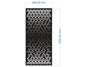 Cnc cổng 4 cánh đơn giản dxf