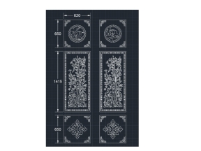 Cnc cổng tài lộc file cad đẹp nhất dxf