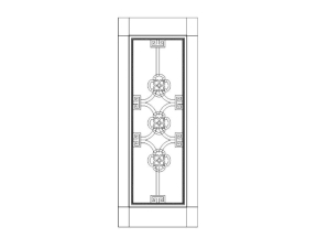 Cnc cửa phòng trên file corel