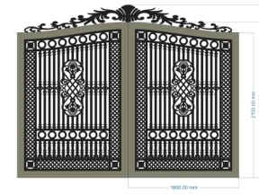 Cnc mẫu cổng 2 cánh mẫu mới tháng 11