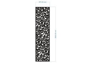 Cnc model vách ngăn xoắn ốc đẹp