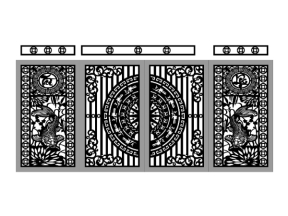 Cnc thiết kế cổng cá chép tài lộc