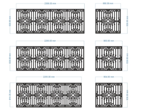 Cnc thiết kế hàng rào file cad đẹp mới