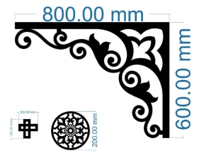 Cnc thiết kế hoa văn cắt dxf