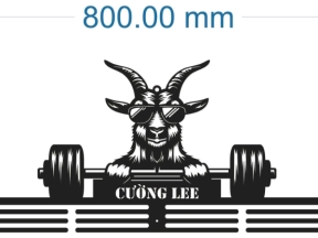 Cnc thiết kế logo đầu dê đẹp