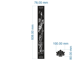 Cnc thiết kế vách hoa sen đẹp