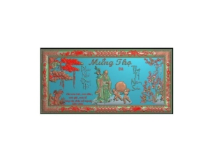 CNC tranh mừng thọ mới nhất