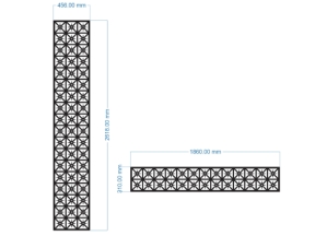 Cnc vách cổng đơn giản dxf