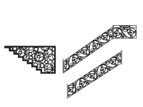 Cnc vách ngăn cầu thang và lan can cầu thang