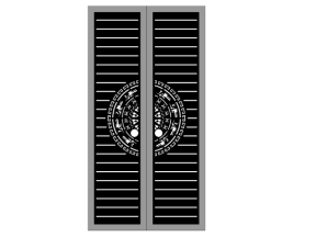 Cổng 2 cánh bản vẽ cnc