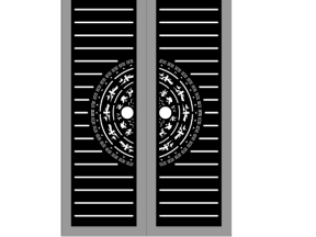 Cổng 2 cánh cnc đẹp đơn giản