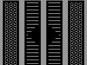 Cổng 4 cánh bông tuyết cnc mẫu dxf đẹp