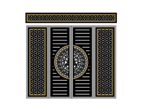 Cổng 4 cánh bông tuyết cnc mới