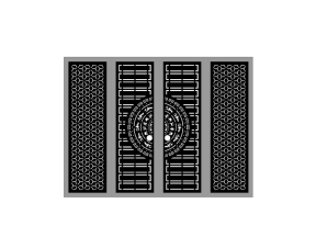 Cổng 4 cánh cnc mẫu  gồm đẹp