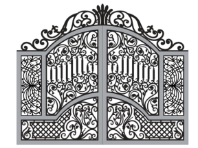 Cổng 4 cánh giả uốn cnc mới