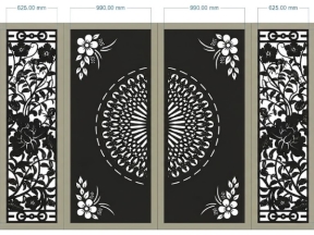 Cổng 4 cánh hoa cnc mới nhất 2026