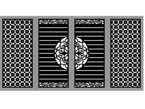Cổng 4 cánh hoa đẹp mới nhất cnc dxf