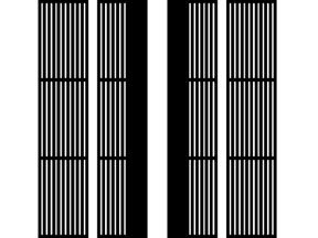 Cổng 4 cánh sọc dọc cnc