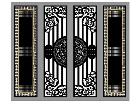 Cổng 4 cánh trống đồng mới nhất 2026
