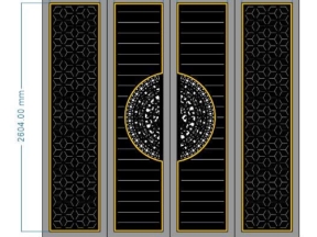 Cổng bông tuyết cnc file cad file dxf đẹp