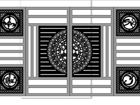 Cổng cnc vạn sự như ý dxf