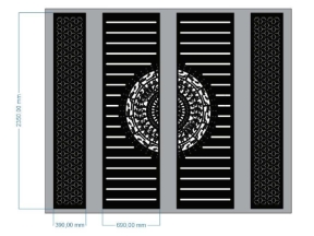 Cổng trống đồng bông tuyết vạn sự như ý cnc dxf mới nhất