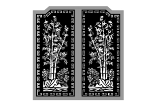 Cổng trúc mới cnc đẹp