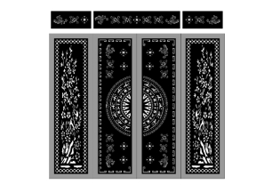 Cổng trúc trống đồng cnc