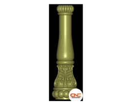 Cột trụ tròn lá tây đẹp cnc thiết kế jdp