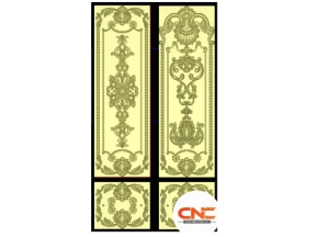 Cửa chính cnc thiết kế jdp đẹp mắt