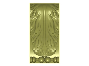 Cục chống CNC họa tiết Hoa lá tây 3D Jdpaint