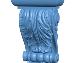 Cục chống lá tây cổ điển file STL CNC 3D