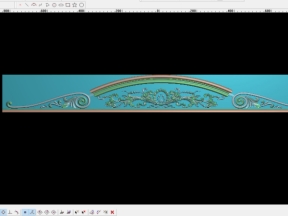 Đầu giường hoa lá tây