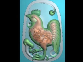Dây chuyền họa tiết gà cnc jdpaint