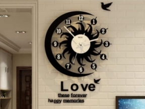 Đồng hồ hoa mặt trời và trăng cnc