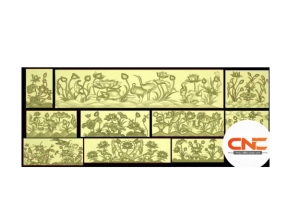 Download file các mẫu sen ngang cnc jdp đẹp