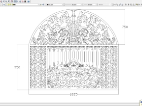 Download file dxf Cửa cổng cnc đẹp mắt