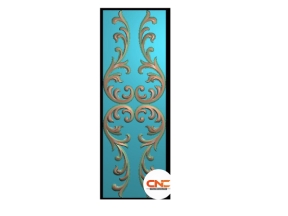 Download file hoa lá tây cửa cnc đẹp