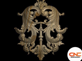 Download file mẫu Hoa lá tây jdp cnc