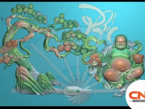 Download file mẫu tranh quạt di lặc cnc jdp