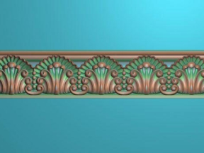 Download file phào chỉ lá tây cnc