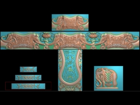 Download File thiết kế mẫu Bộ Bàn Ghế Chương Voi Tủa Voi Chổng Ghe Voi Yem Dong Tien cnc gỗ bản đẹp