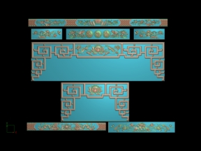 Download File thiết kế mẫu Bộ Bàn Thờ Dạ Triện Sen Hoa Cổ Bàn Phúc Lộc Thọ ca cnc gỗ bản đẹp