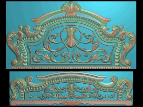 Download File thiết kế mẫu Bộ Đầu Giường Hoa Lá Tây cnc gỗ bản đẹp