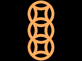 Download File thiết kế mẫu Cắt 2D 3 Đồng Tiền cnc gỗ bản đẹp