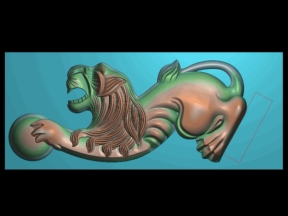 Download File thiết kế mẫu Chân Bàn Ăn Sư Tử cnc gỗ bản đẹp