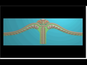 Download File thiết kế mẫu Đầu Giường Hoa Lá Tây cnc gỗ bản đẹp