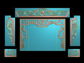 Download File thiết kế mẫu Ngai Khám Thờ Rồng Phụng Góc Rồng Kèm Dạ Triện cnc gỗ bản đẹp