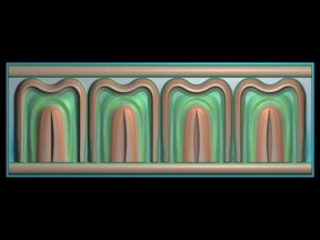 Download File thiết kế mẫu Phào Chỉ Sen 3 cnc gỗ bản đẹp