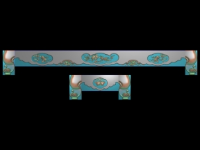 Download File thiết kế mẫu Yếm Tủ Thờ Đào Mai Kèm Chân cnc gỗ bản đẹp